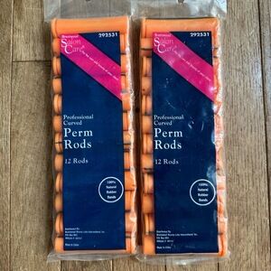 Vintage Salon Care Perm‎ Rods Brentwood Beauty 292531 Set of 2
